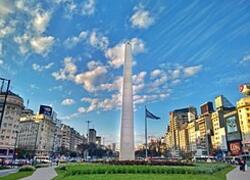 Obelisco de Buenos Aires y avenida 9 de julio